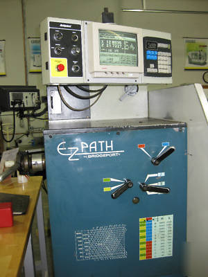 Bridgeport romi ez path cnc manual lathe 5C collet used