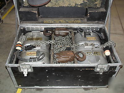 C & m lodestar 2- ton electric motors with control 