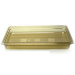 Cambro h-pan full size high heat amber |6 ea| 12HP-150