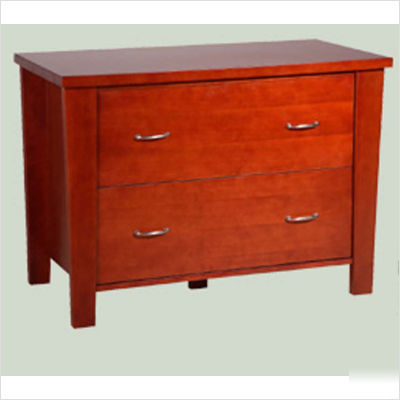 Commclad two drawer lateral file finish: cherry