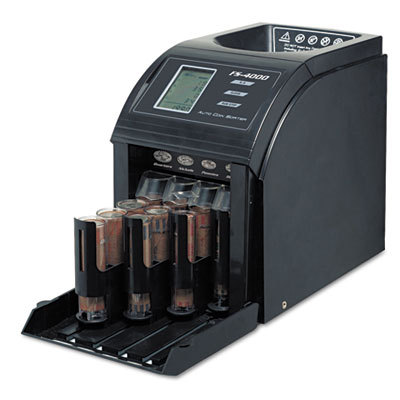 Fast sort fs-4000 digital coin sorter pennies quarters