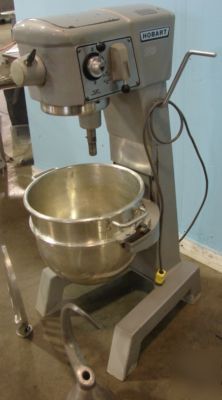 Hobart D300 30 quart mixer with attachments