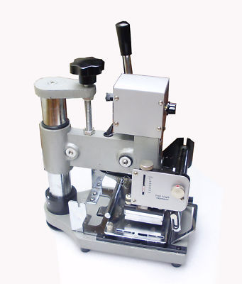 Hot foil stamping machine tipper for credit card id pvc