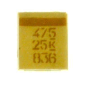 Kemet B45196H5475K209 capacitor tant 4.7UF 25V 