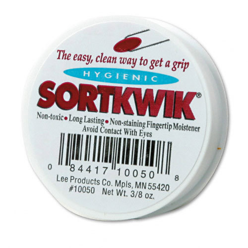 Lee 10050 sortkwik fingertip moistener (10 containers)