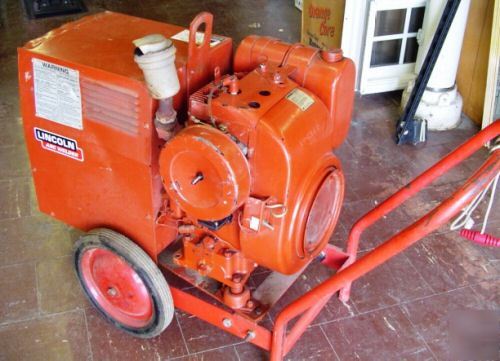 Lincoln arc welder & a.c. generator 150 amps 4500 watt