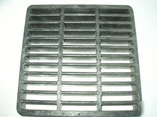 Nds/carson 9X9 black catch basin grate replacement