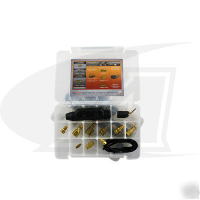 Plug-n-weldâ„¢ universal air-cooled torch connector kit