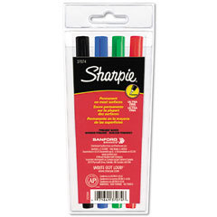 Sharpie ultra fine tip permanent marker, four-color set