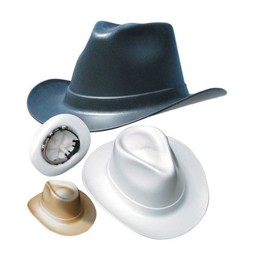Vulcan cowboy hard hat w/6 pt. ratchet suspension-white