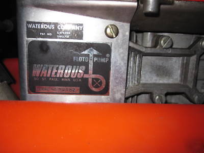 Waterous 8HP high pressure floto pump fire water pump