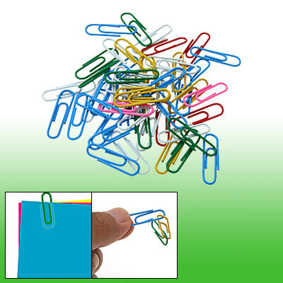 Wire paper money mini clips 100PCS colorful clips