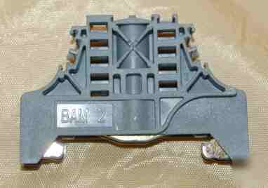 29 entrelec terminal block 020635116 BAM2 rail mount