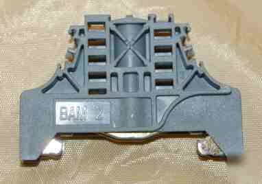 29 entrelec terminal block 020635116 BAM2 rail mount