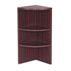 Alera valencia series end cap upper bookcase