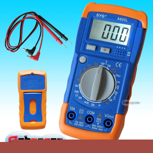 New digital multimeter voltmeter ammeter ac dc meter