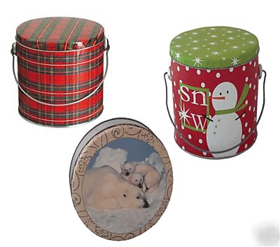 1 lb. thanks decorated tins DC1-thks