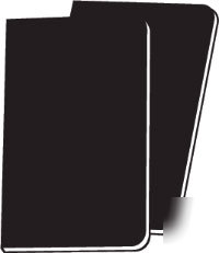 2 x moleskine volant notebook - pocket, black, ruled