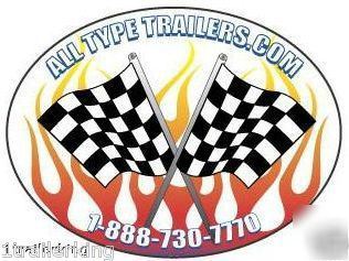 2010 enclosed car toy hauler quad stacker style trailer
