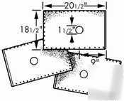 Filter paper 18-1/2IN x 20-1/2IN - 133-1223