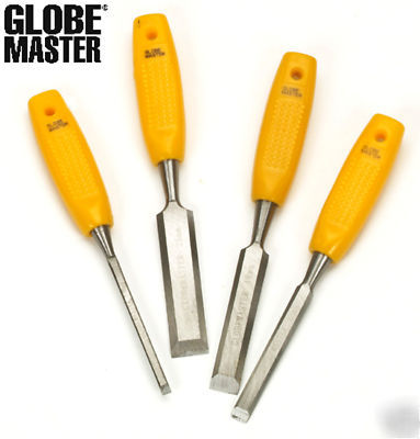 Globemaster tools 4 piece wood chisel chisels set 9020