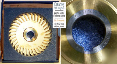 New 1 niagara cutter b-8082 straight tooth side mill 