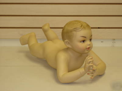 New brand flesh tone boy toddler mannequin baby-3