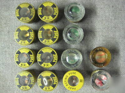 14 screw in type buss plug fuses 30A and 20A gem, gould