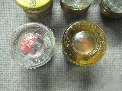 14 screw in type buss plug fuses 30A and 20A gem, gould
