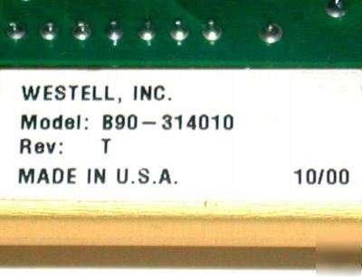 20 westell high density sts-type interface units #3140