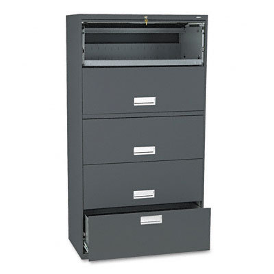 600 series lateral FILE1 w/1 drawer/4 roll-out shelves