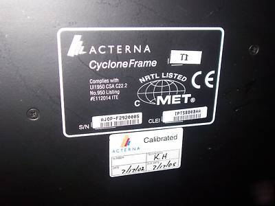 Acterna ttc T1 cyclone frame communications wan test