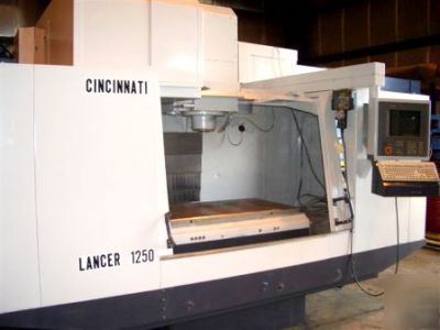 Cincinnati lancer 1250, machining center 