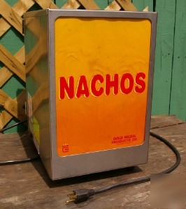 Gold medal nacho cheese warmer lights up concession 