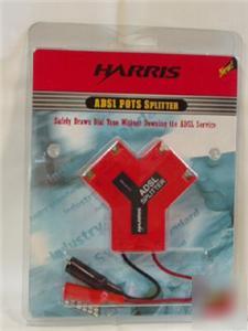 Harris adsl pots splitter data telecom cable tester