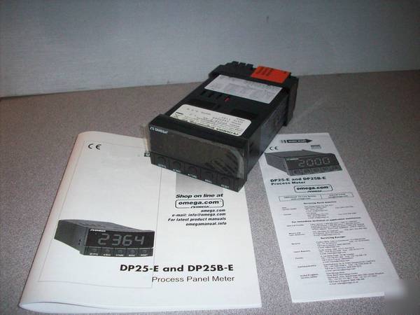 Omega 1/8 din process meter & controller DP25B series 