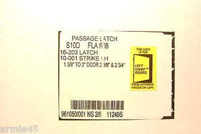 Schlage S10D-fla passage lever door set