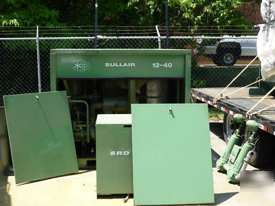 Sullair 12-40 compressor with sullair srd-190 dryer