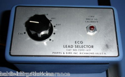Phipps & bird pb-3 oscilloscope w/ recorder accessories