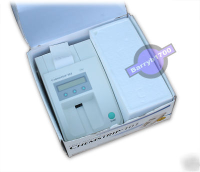 Roche chemstrip 101 urine analyzer - 90 day warranty 