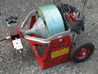 Spartan 100 with dial-a-cable power feed drain snake