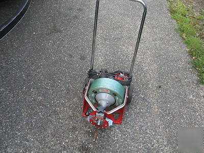 Spartan 100 with dial-a-cable power feed drain snake