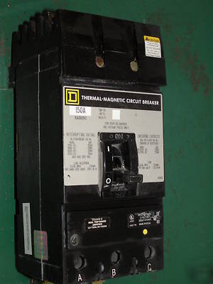 Square d i-line breaker KA36150 ka-36150 150AMP 150A