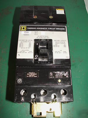 Square d i-line breaker KA36150 ka-36150 150AMP 150A