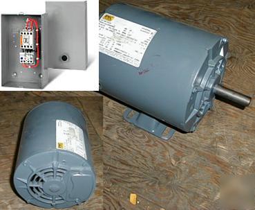 1/4HP ac motor starter package 1725 rpm free shipping