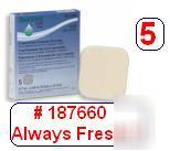 Convatec 187660 duoderm cgf dressing hydrocolloid box 5