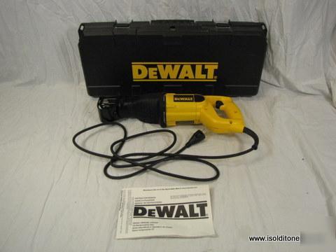 Dewalt DW304P heavy-duty 10.0 amp reciprocating saw