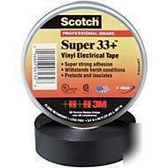 Elect. tape 3M super 33+ professional grade 10 rolls 