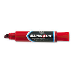 Marks-a-lot permanent marker, chisel tip, 5/8 , jumbo, 