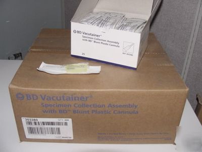 New 200 bd vacutainer 303380 blood collection assembly 